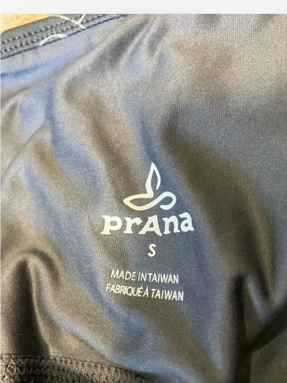 Prana Gray Leggings with Floral Details Women’s Size Small - Picture 4 of 5